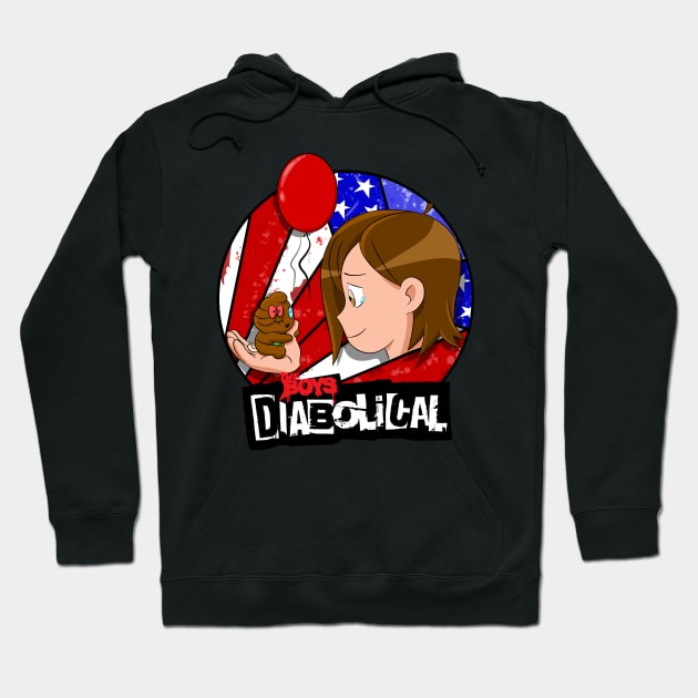 sky and areola the boys diabolical Hoodie by super villain